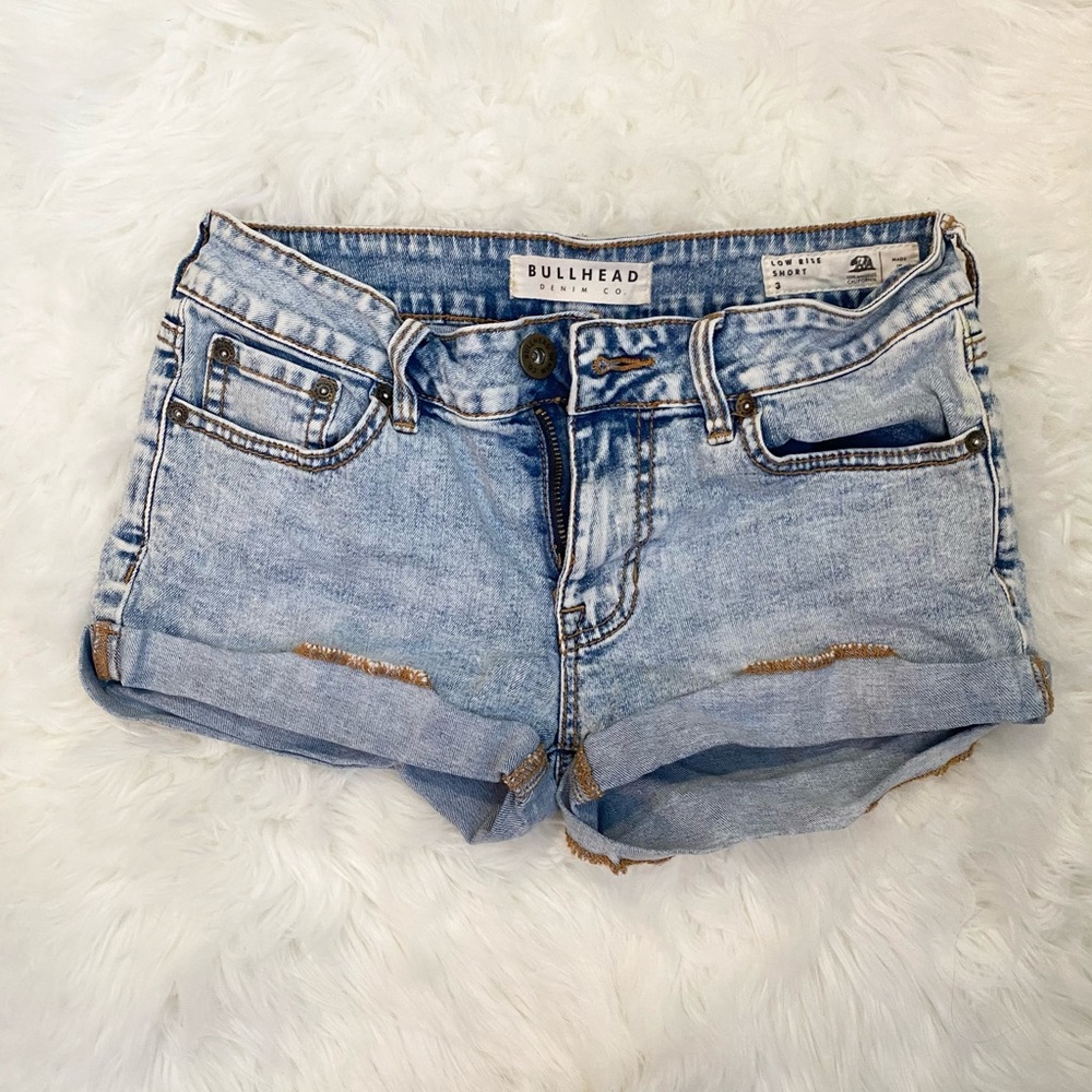 Pacsun Bullhead Low Rise Denim Shorts